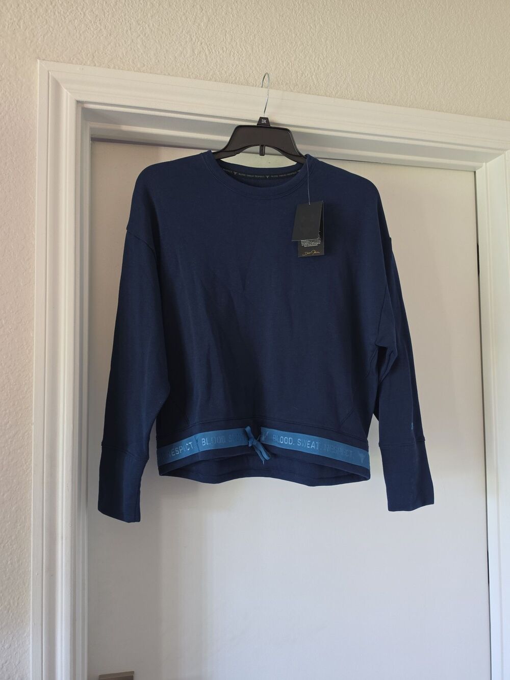 NWT Under Armour Women's Project Rock Charged Fleece Crewneck Sweatshirt Sz M